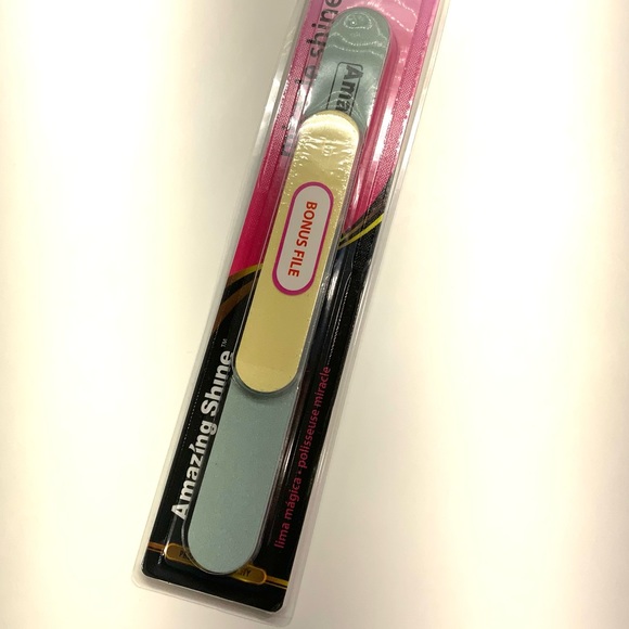 Amazing Shine Nails Miracle Shiner Nail File With Bonus File Smooth & Shine New - Picture 4 of 12